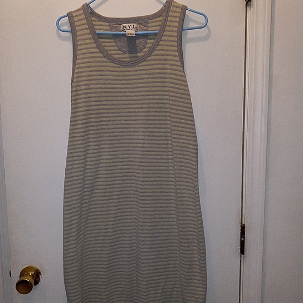 N.Y.L. like new, short, summer dress, cotton/Spandex, XL